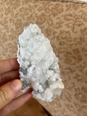Blue fluorite + quartz + pyrite mineral cluster